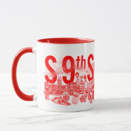 Kitschen Fatty S 9th St Tasse Diner Red
