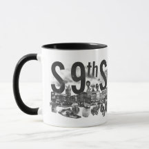 Kitschen Fatty S 9th St Tasse Slick Black