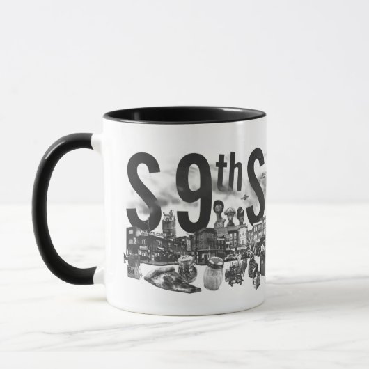 Kitschen Fatty S 9th St Tasse Slick Black (Links)