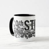 Kitschen Fatty S 9th St Tasse Slick Schwarz (Vorderseite Links)