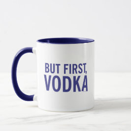Kitschen Fatty Vodka Tasse Deli Blue