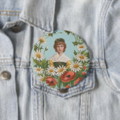 Kitschige Retro-Deutsche Valentinskarte, 1884 Button (Beispiel)