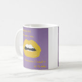 Kitschige Sprüche zum Valentinstag Kaffeetasse (Vorderseite Links)