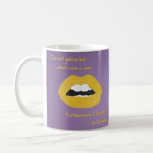 Kitschige Sprüche zum Valentinstag Kaffeetasse (Links)