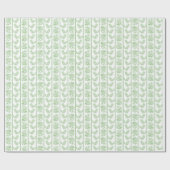 Kitschiger Chinchilla-Geschenkpapier (Grün) Geschenkpapier (Flach)