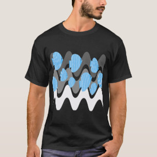 Kitschiger Engel Fisch Blau T-Shirt