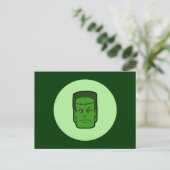 Kitschiger Frankenstein Postkarte (Stehend Vorderseite)