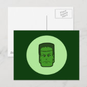 Kitschiger Frankenstein Postkarte (Vorne/Hinten)