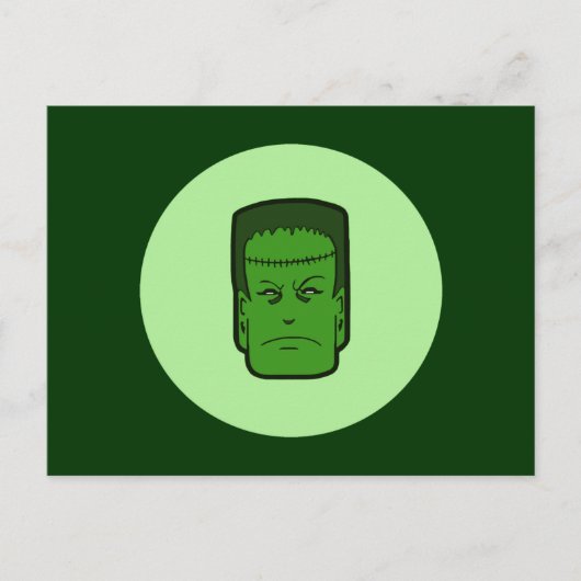 Kitschiger Frankenstein Postkarte (Vorderseite)