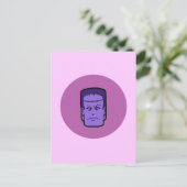 Kitschiger Frankenstein Postkarte (Stehend Vorderseite)