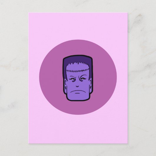 Kitschiger Frankenstein Postkarte (Vorderseite)