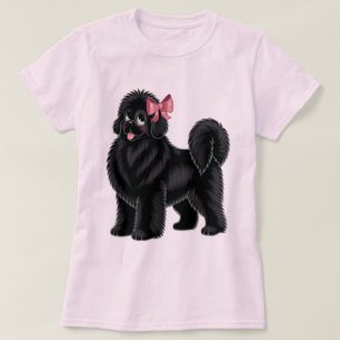 Kitschiger Neufundländer T-Shirt