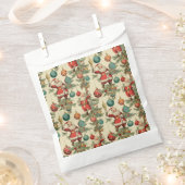 Kitschiger Santa und Weihnachtsbaumschmuck Geschen Geschenktütchen (Ausgeschnitten)