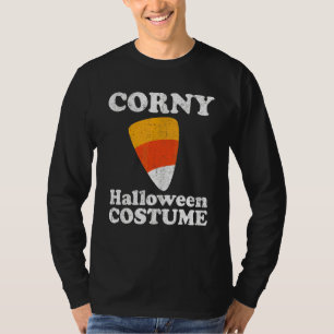 Kitschiges Halloween-Kostüm   Candy Corn Retro 80e T-Shirt