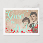 Kitschy Ankündigung Datum freihalten Template (Vorderseite)