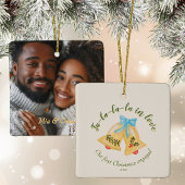 Kitschy Bell Erste Weihnacht Verlobt Keepake Niedl Keramikornament