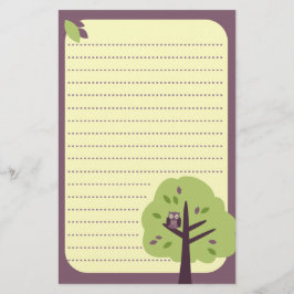 Kitschy Eule stationär Briefpapier