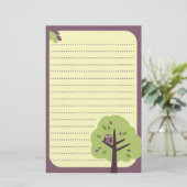 Kitschy Eule stationär Briefpapier (Stehend Vorderseite)