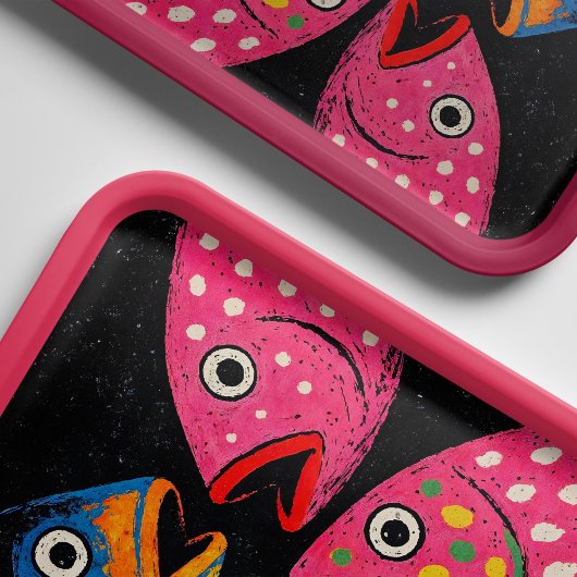 Kitschy Fish Poster oder Decoupage Paper