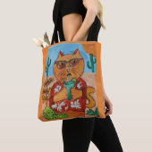 Kitschy Fun Travel Touristisches Katzenvolk Kunst Tasche (Von Nahem)