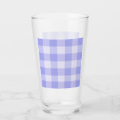 Kitschy Gingham Retro Kitchen Glas (Rückseite)