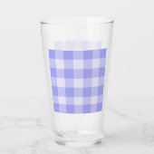 Kitschy Gingham Retro Kitchen Glas (Vorderseite)