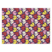 Kitschy Kitchen Retro 1950er Jahre Herz Muster Tischdecke (Vorderseite (Horizontal))