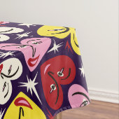 Kitschy Kitchen Retro 1950er Jahre Herz Muster Tischdecke (Beispiel)