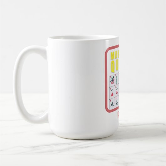 Kitschy Mahjong Queen Personalisiert Kaffeetasse (Links)