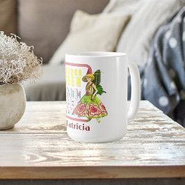 Kitschy Mahjong Queen Personalisiert Kaffeetasse