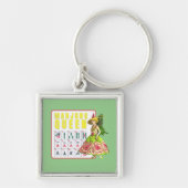 Kitschy Mahjong Queen Schlüsselanhänger (Vorne)