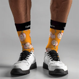 Kitschy Peaches Moderner Niedlicher Spaß Sommernam Socken