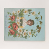 Kitschy Retro German Valentine's Card, 1884 Puzzle (Horizontal)