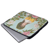 Kitschy Vintage German Valentine's Card, 1884 Laptopschutzhülle (Vorne Knopf)