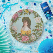 Kitschy Vintage German Valentine's Card, 1884 Pappteller (Party)