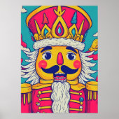 Kitschy Wall Art Nutcracker Weihnachtskunst Poster (Vorne)