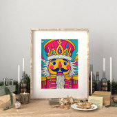 Kitschy Wall Art Nutcracker Weihnachtskunst Poster