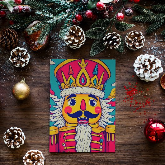 Kitschy Wall Art Nutcracker Weihnachtskunst Poster