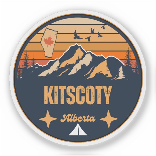 Kitscoty, Alberta Aufkleber (Vorderseite)