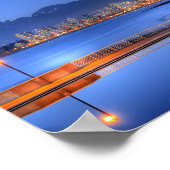 Kitsilano Beach, Vancouver, Kanada Poster (Ecke)