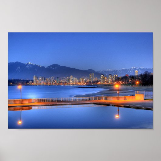 Kitsilano Beach, Vancouver, Kanada Poster (Vorne)