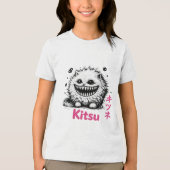 Kitsu - Soft Cat Energy Tri-Blend Shirt (Vorderseite)