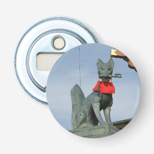 Kitsune キツネ (Fuchs) mit Schlüssel im Maul Flaschenöffner