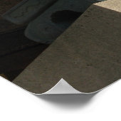 Kitsune キ ネ (Fox) mit Jewel in Mouth Poster (Ecke)