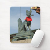 Kitsune キ ネ (Fox) mit Key in Mouth Mousepad (Mit Mouse)