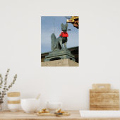 Kitsune キ ネ (Fox) mit Key in Mouth Poster (Küche)