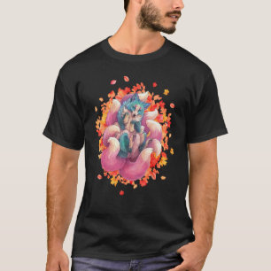 Kitsune Fox a Japanischer 9 Schwanzfuchs a Kitsune T-Shirt