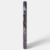 Kitsune Fox Mask Samurai Girl Japanisch iPhone Hülle (Linke Seite)