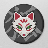 KITSUNE Fox Mask - Street Art Magnet