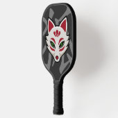 KITSUNE Fox Mask - Street Art Pickleball Schläger (Links)